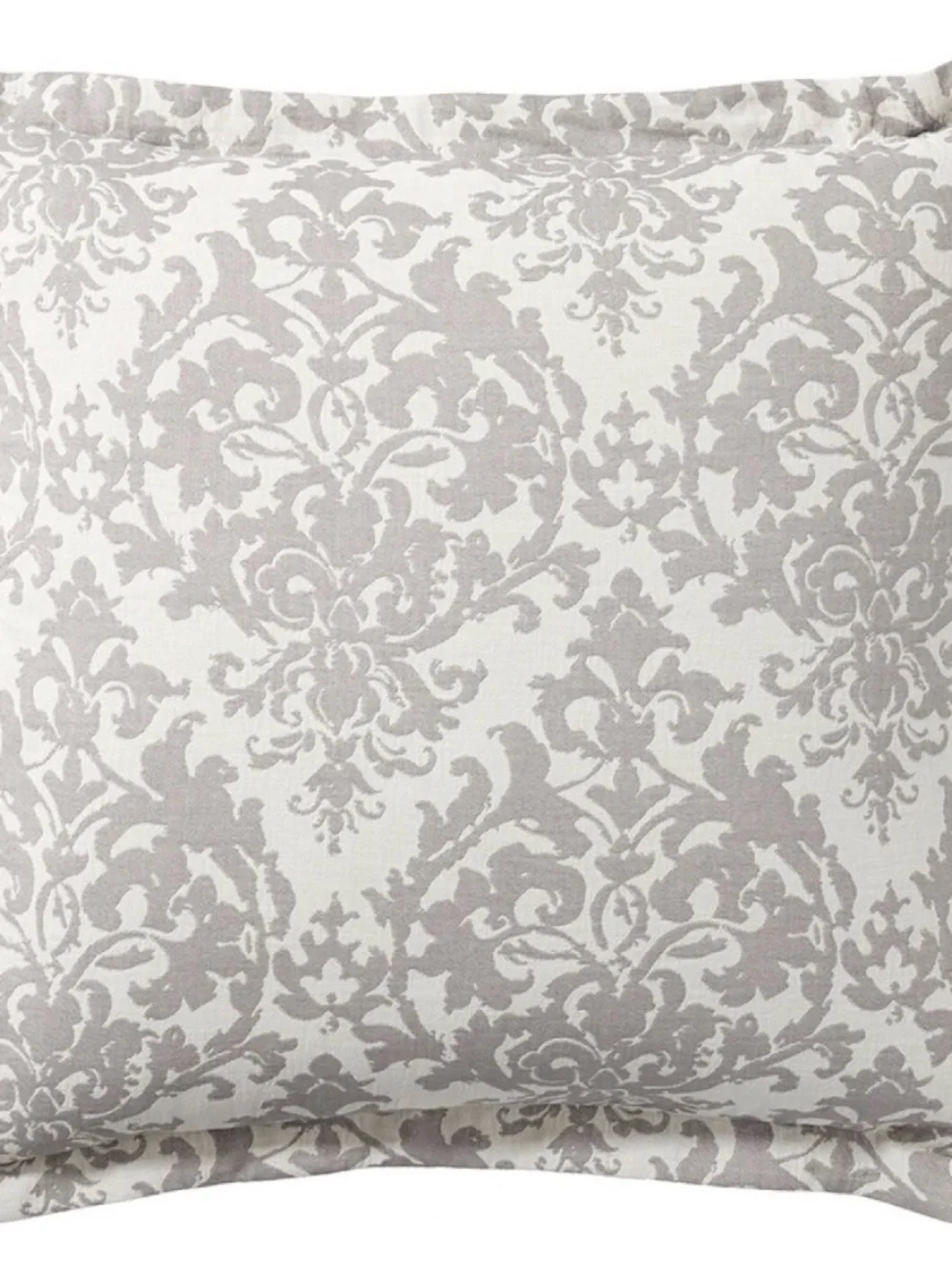 Pottery Barn Jacquard Linen Medallion Duvet and 2 Euro Shams